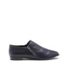 Sole Society Sole Society Birch Double Zipper Loafer - Navy-7