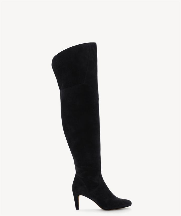 Vince Camuto Vince Camuto Women's Armaceli Heeled Otk Boots Black Size 5 Suede From Sole Society