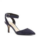 Sole Society Sole Society Olyvia Halo Ankle Strap Pump - Navy-5.5