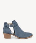 Sole Society Sole Society Nahia Cut Out Bootie Vista Blue Size 5 Suede