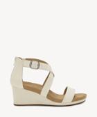 Lucky Brand Lucky Brand Kenadee Criss Cross Wedges Sandshell Size 7.5 Suede From Sole Society