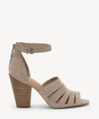 1. State 1. State Women's Nallay Block Heels Sandals Shell Size 5 Leather From Sole Society