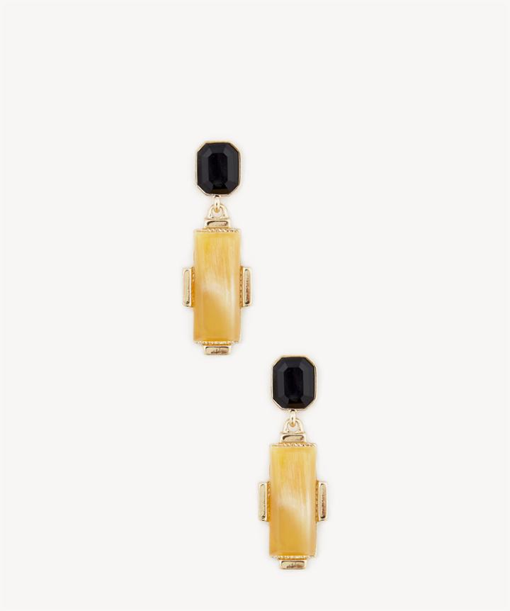 Sole Society Sole Society Deco Stone Drop Earring Multi One Size Os