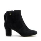 Sole Society Sole Society Roxbury Back Tie Bootie - Black