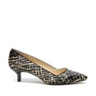 Sole Society Sole Society Desi Kitten Heel Pump - Cream Black