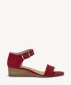 Lucky Brand Lucky Brand Riamsee Low Wedges Sb Red Size 5 Leather From Sole Society