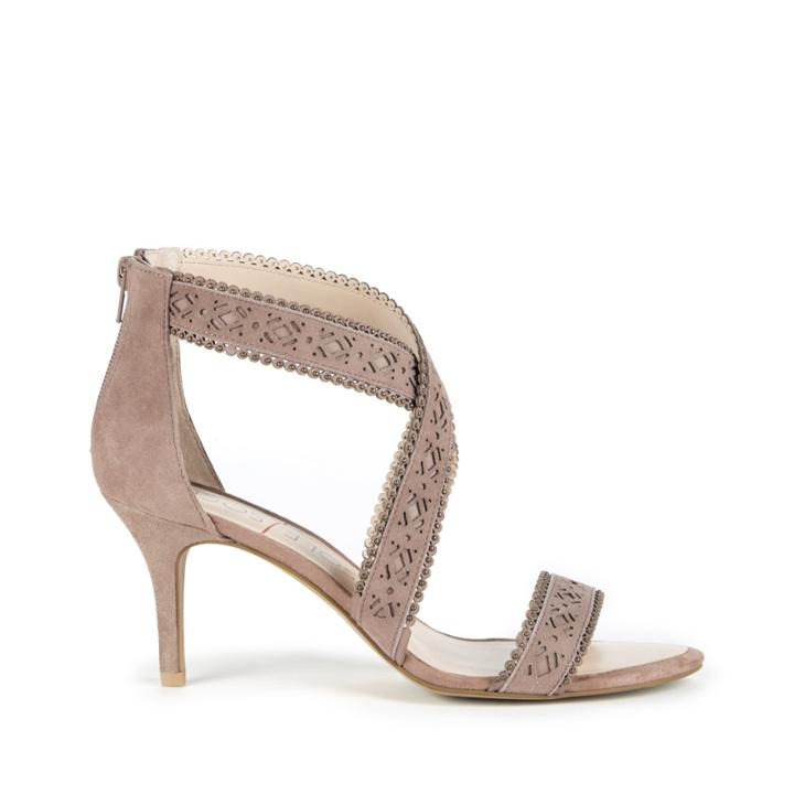 Sole Society Sole Society Venus Cross Strap Sandal - Mauve