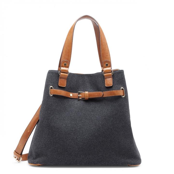 Sole Society Sole Society Nina Medium Fabric Tote - Grey Flannel-one Size