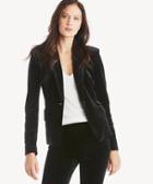 1. State 1. State Women's Velvet Tuxedo Blazer In Color: Rich Black Zero Size 0 From Sole Society