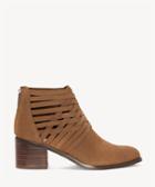 1. State 1. State Iliza Woven Block Heels Bootie Mouse Size 6 Nubuck Leather From Sole Society