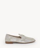 Vince Camuto Vince Camuto Women's Macinda Smoking Slippers Flats Sandy Silver Size 5 Suede From Sole Society