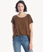 Sanctuary Sanctuary Women's Beacon Tee In Color: Caramel Leopard Size Xs From Sole Society