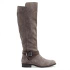 Sole Society Sole Society Margaux Buckled Tall Boot - Taupe-5.5