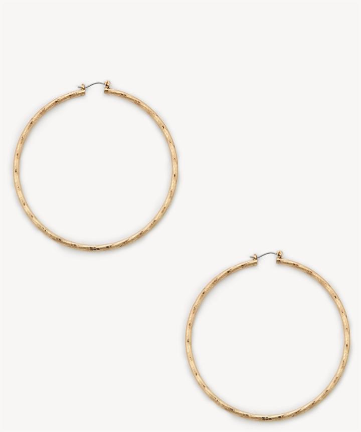 Sole Society Sole Society Oversize Hoop Earrings Gold One Size Os