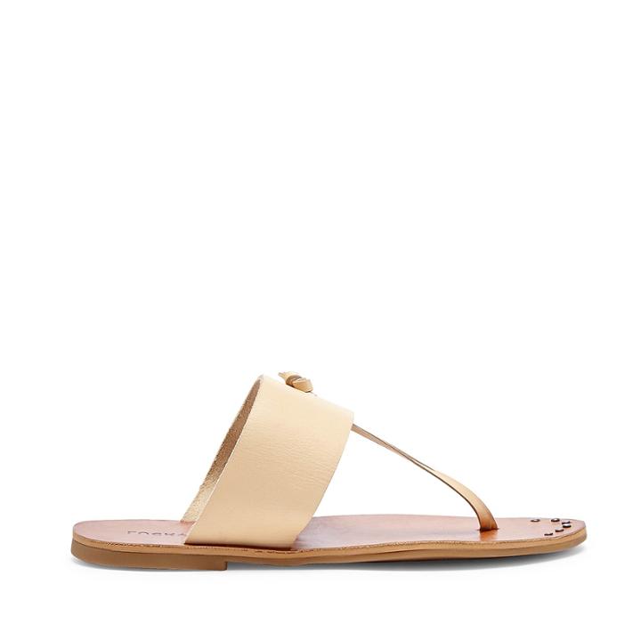 Lucky Brand Lucky Brand Ari Leather Sandal - Light Natural