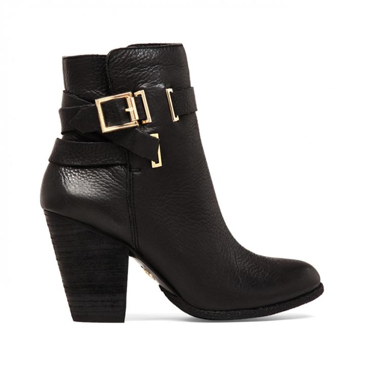 Vince Camuto Vince Camuto Harriet Leather Bootie - Black-10