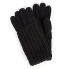 Sole Society Sole Society Convertible Knit Gloves - Black