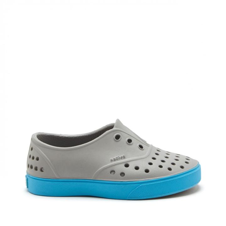 Native Native Miller Child Waterproof Sneaker - Pigeon Grey Lucy Blue-4b