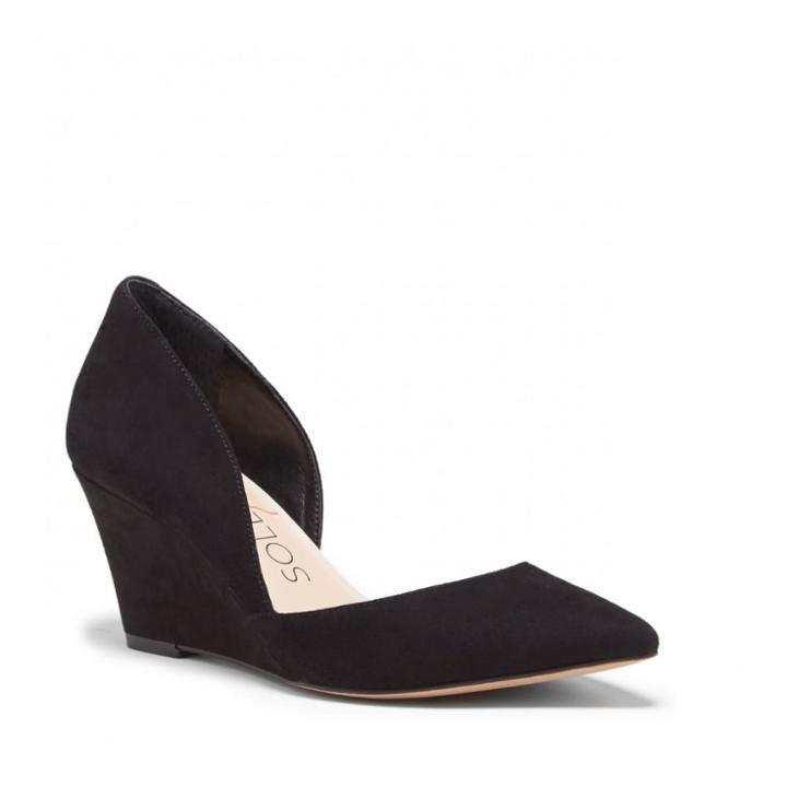 Sole Society Sole Society Jillian Dorsay Wedge - Black-7