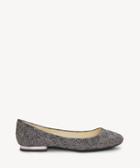 Jessica Simpson Jessica Simpson Women's Ginelle Glitter Flats Pewter Multi Size 5 Leopard From Sole Society