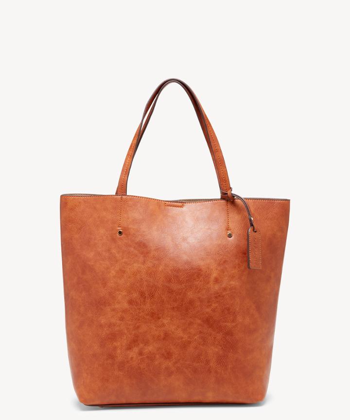Sole Society Women's Nuddo Tote Vegan Cognac From Sole Society