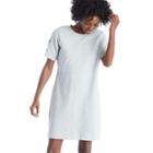1. State 1. State Rib Trim T-shirt Dress - Grey Heather