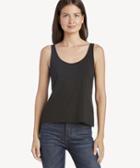 Vince Camuto Vince Camuto Women's Sleeveless Knit Tank In Color: Rich Black Size Xs From Sole Society