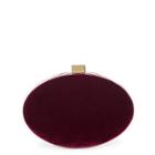 Sole Society Sole Society Jemima Velvet Minaudiere - Eggplant