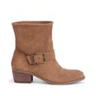 Sole Society Sole Society Sola Laser Cut Suede Boot - Tan-7