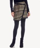 Moon River Moon River Metallic Tweed Skirt Black Gold Size Medium From Sole Society