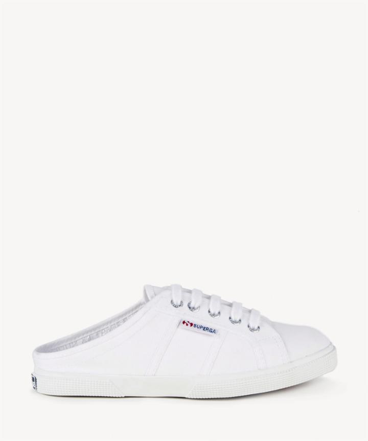 Superga Superga 2288 Mules Tennis Sneakers White Size 7.5 Canvas From Sole Society