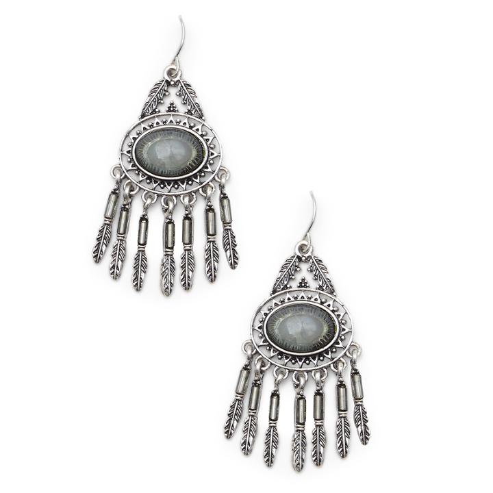 Sole Society Sole Society Sante Fe Earrings - Silver