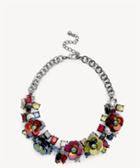 Sole Society Sole Society Irridescent Botanical Statement Necklace