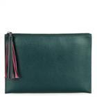 Sole Society Sole Society Jennings Tassel Pouch - Hunter Green Pink-one Size