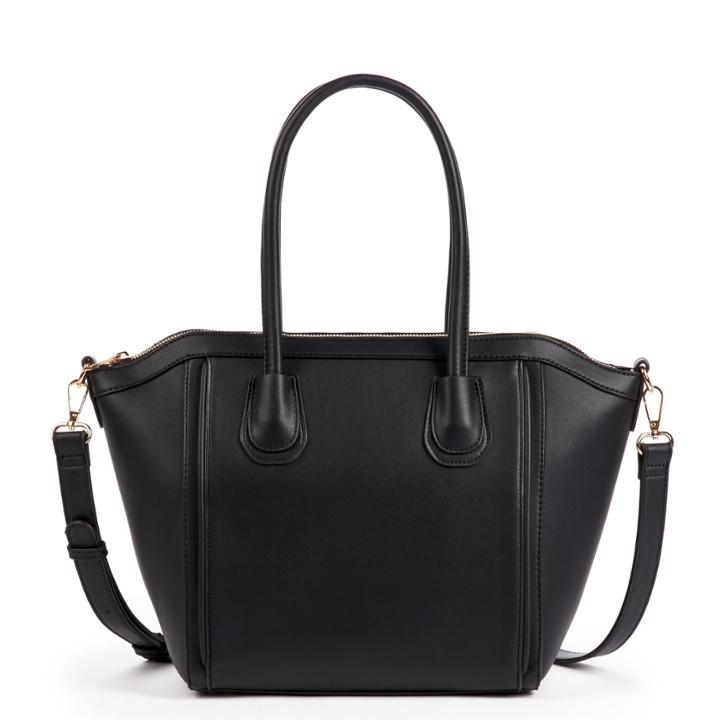 Sole Society Sole Society Amada Vegan Crossbody Satchel - Black-one Size