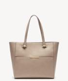 Sole Society Sole Society Alyn Tote Vegan Taupe Leather