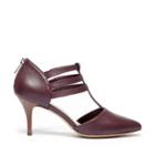 Sole Society Sole Society Mallory T Strap Pump - Red Wine