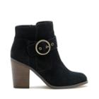 Sole Society Sole Society Grove Circle Buckle Bootie - Black-5