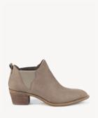 Sole Society Sole Society Nancy Scalloped Gore Bootie Taupe Size 5 Leather