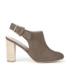 Sole Society Sole Society Apollo Backless Bootie - Dark Taupe