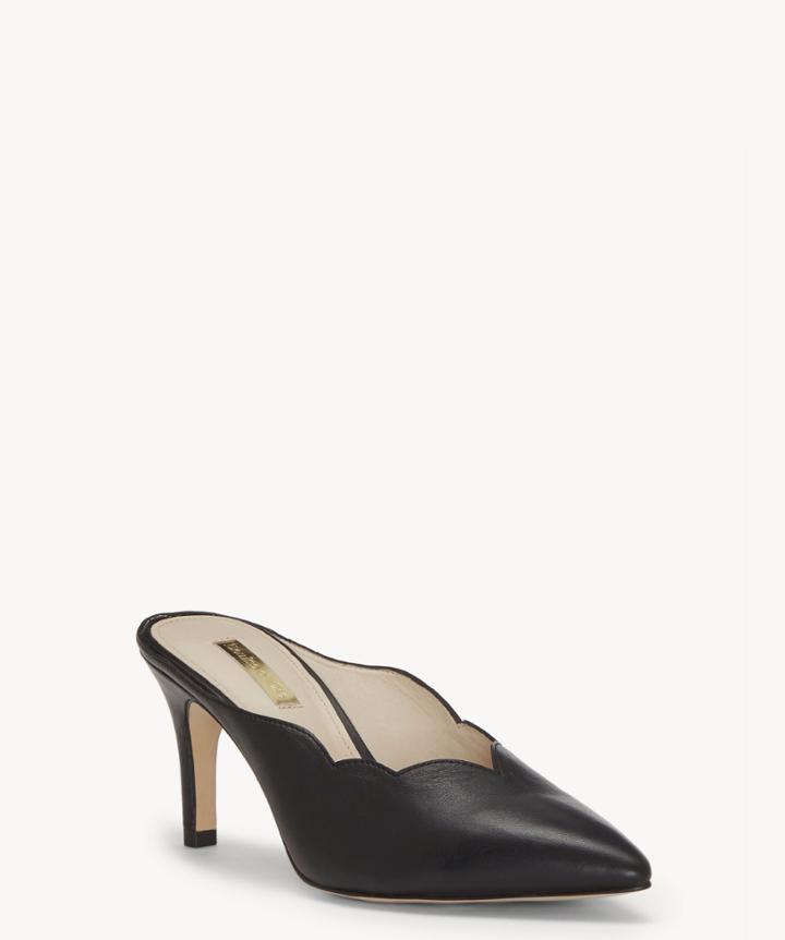 Louise Et Cie Louise Et Cie Women's Kirina Mules Pumps Black Leather Size 5 From Sole Society