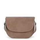 Sole Society Sole Society Honor Messenger W/ Wide Whipstitch Strap - Taupe