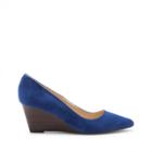 Sole Society Sole Society Juli Mid Heel Wedge - Deep Blue-5.5