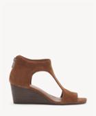 Lucky Brand Lucky Brand Tehirr Back Zip Wedges Cedar Size 9.5 Leather From Sole Society