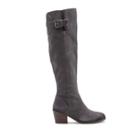 Sole Society Sole Society Hollyn Suede Tall Boot - Charcoal