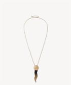 Sole Society Sole Society Circle Tassel Pendant Necklace