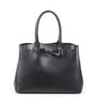 Sole Society Sole Society Layton Vegan Satchel W/ Bow Tie - Black