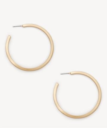 Sole Society Sole Society Brushed Hoop Earrings