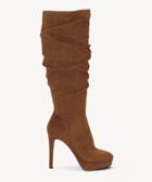 Jessica Simpson Jessica Simpson Women's Rhysa Slouchy Boots Tobacco Size 5 Suede Micro From Sole Society