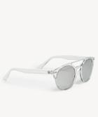 Sole Society Women's Remi Aviator Sunglasses Clear One Size Plastic From Sole Society